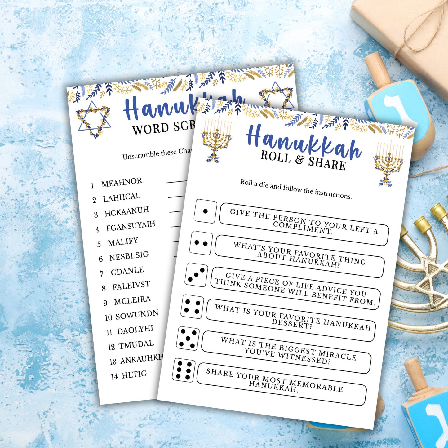 12 Hanukkah Party Games