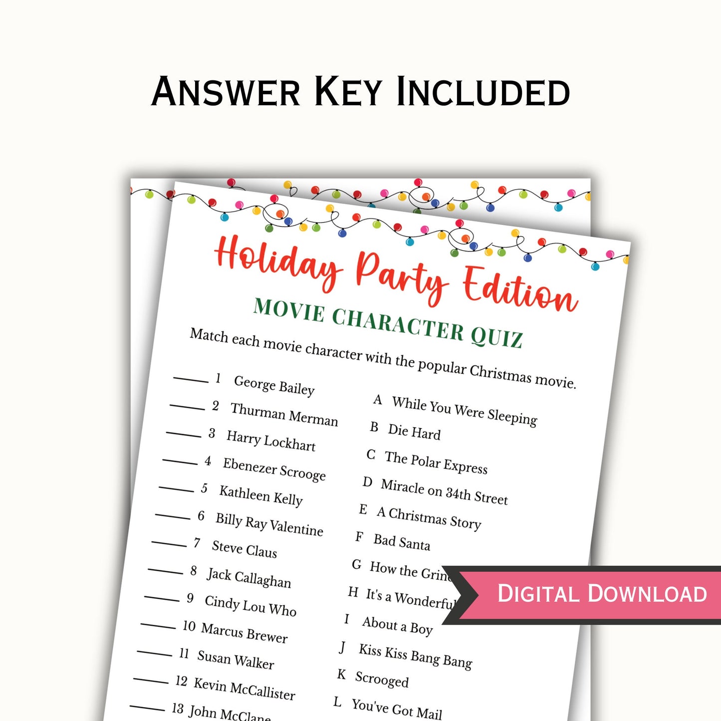 12 Christmas Party Games