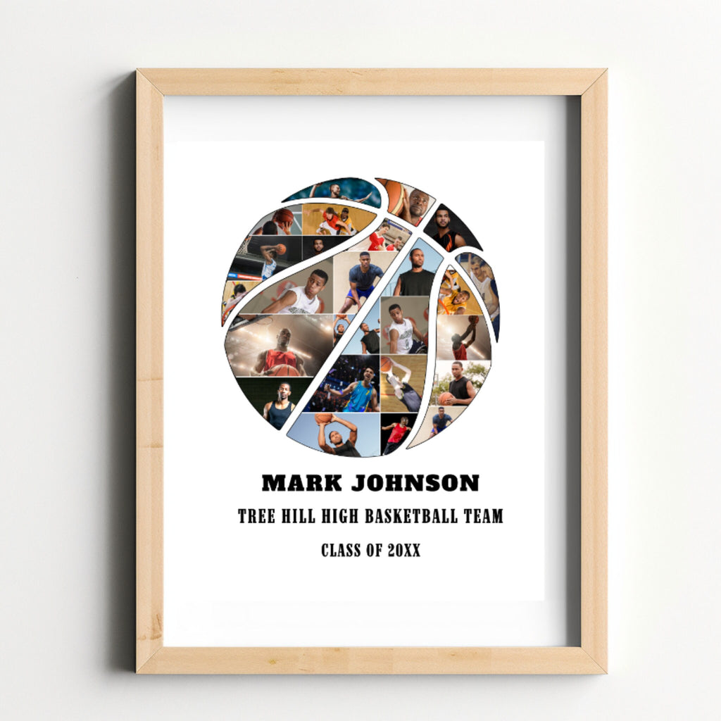 Basketball Photo Collage Template