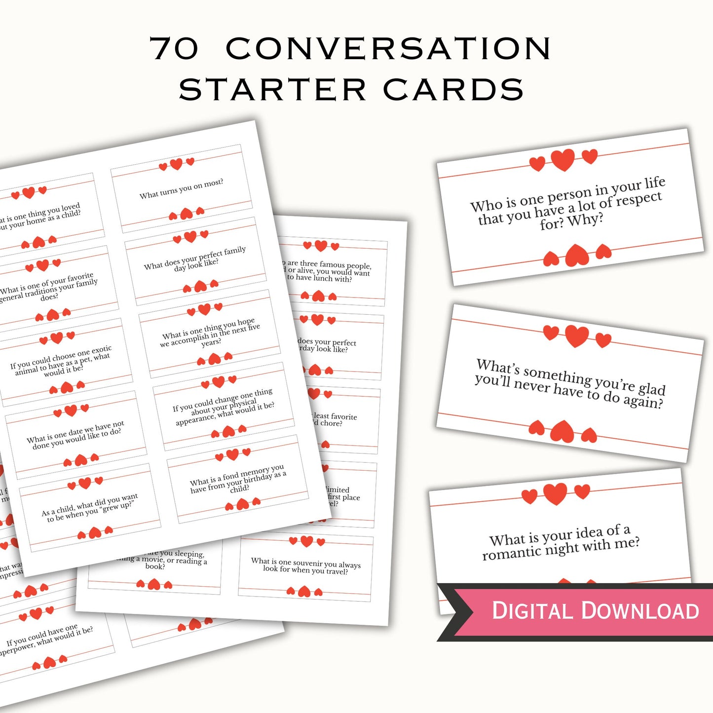 Printable Date Night Couples Games + Conversation Starters