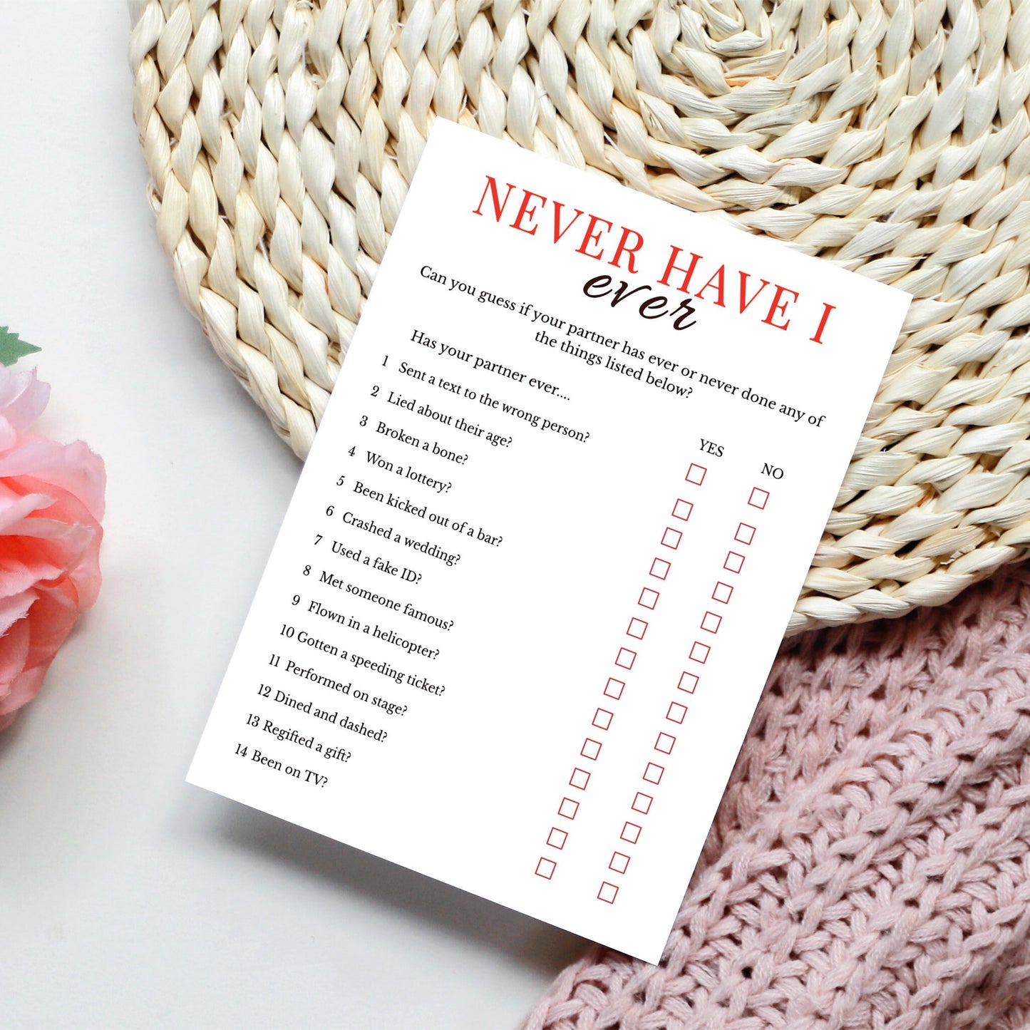 Printable Date Night Couples Games + Conversation Starters