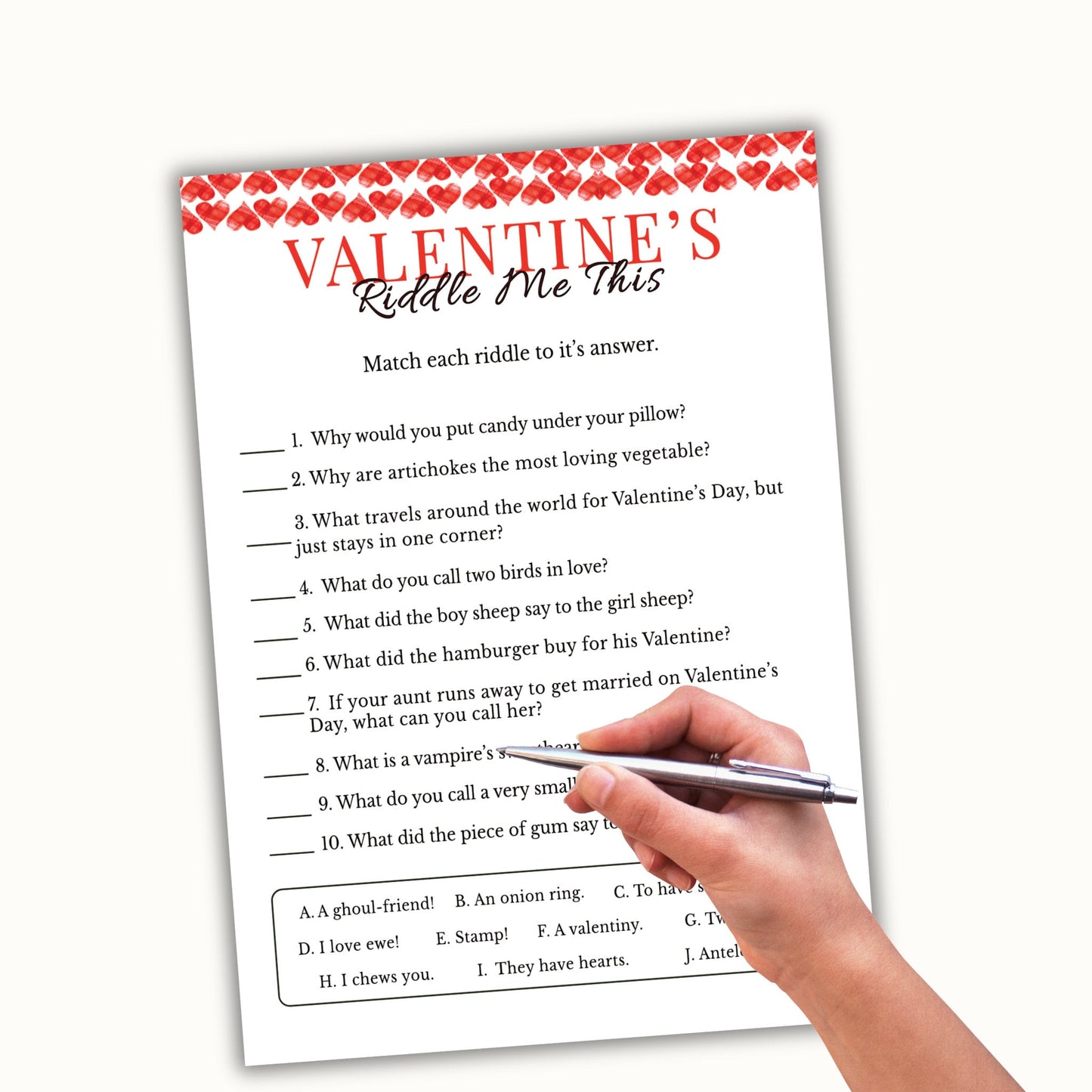 20 Valentines Games