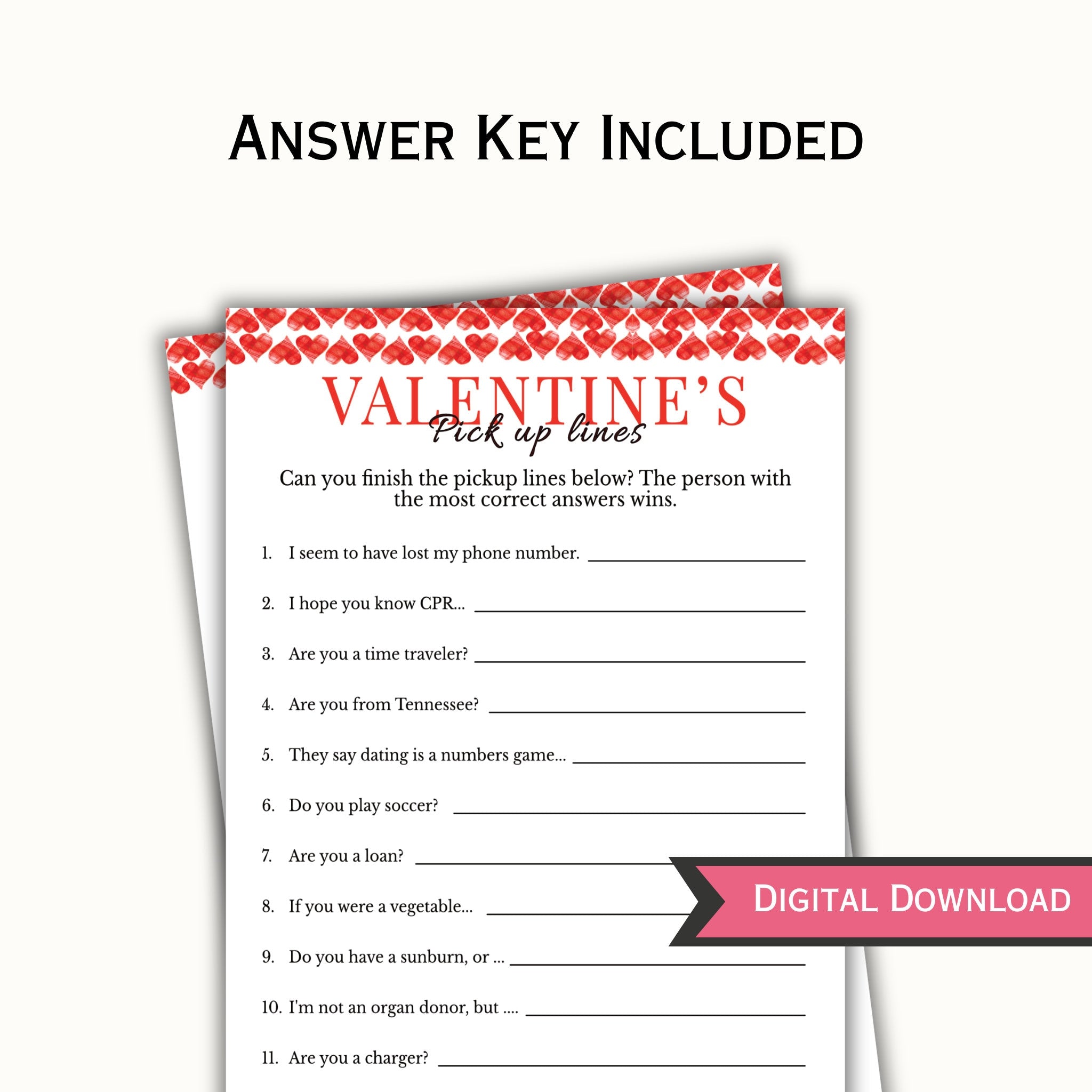 20 Valentines Games