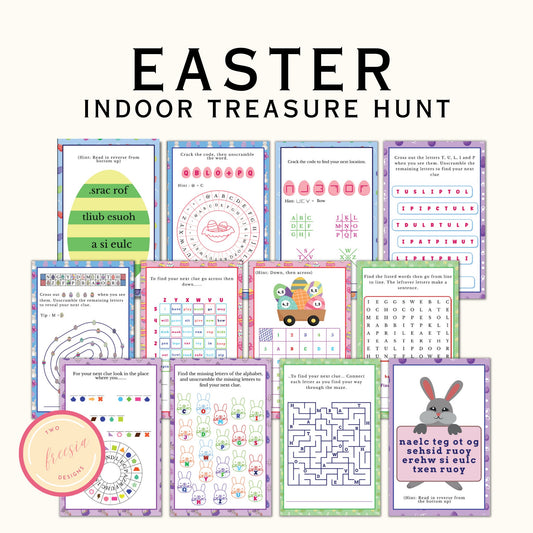 Indoor Easter Treasure Hunt for Older Kids