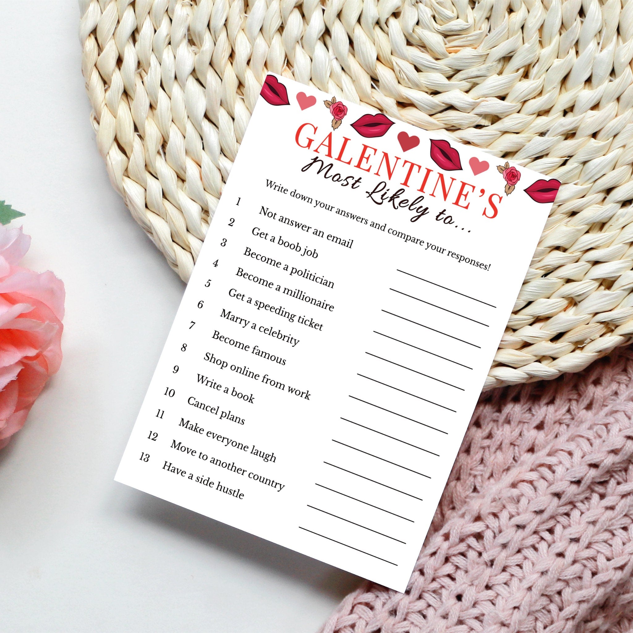 12 Galentines Party Games